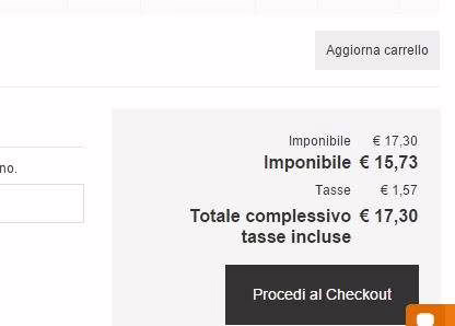 totale carrello sbagliato