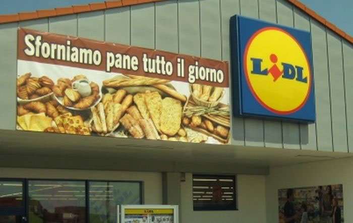 lidl banner pane