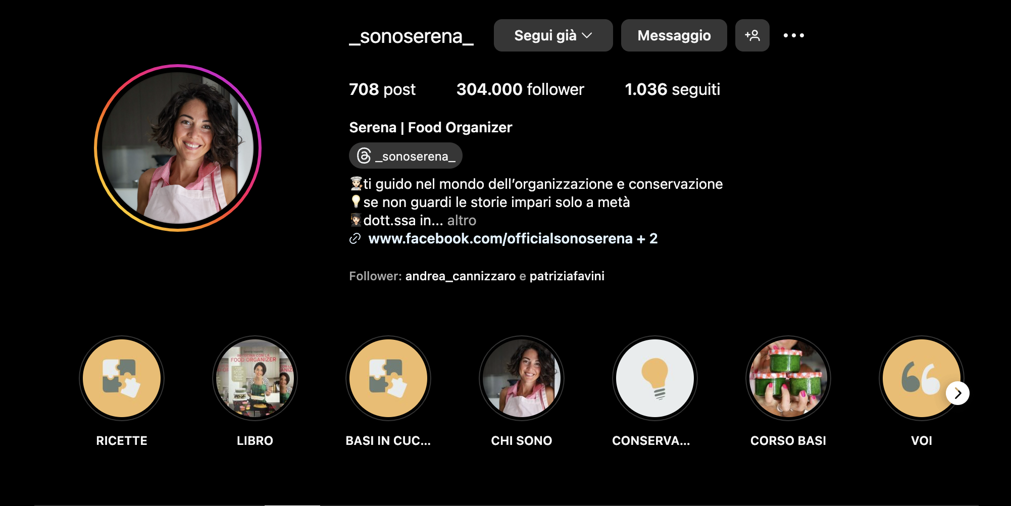 strategia instagram sono serena